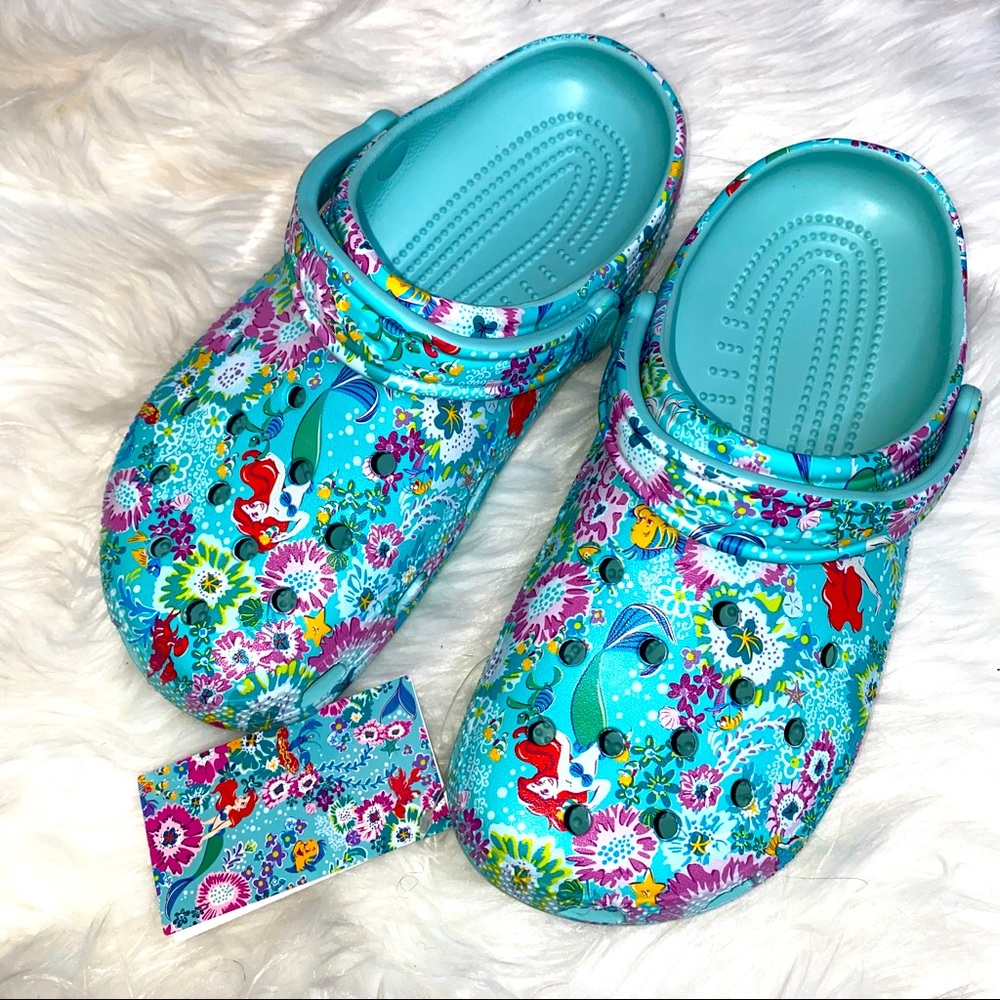 Little Mermaid Crocs